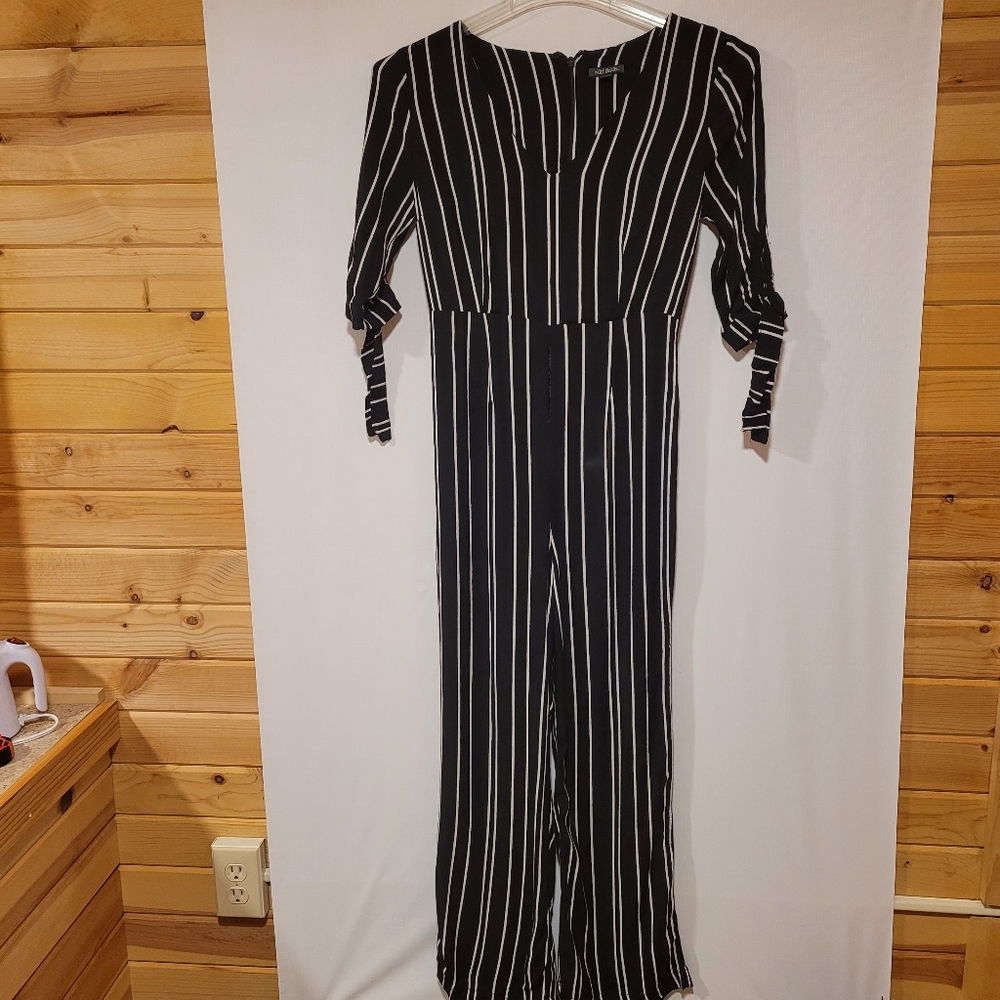 Black and white  jumpsuit